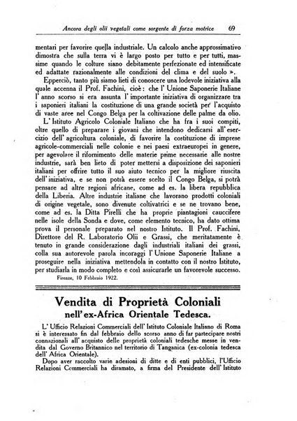 L'agricoltura coloniale organo dell'Istituto agricolo coloniale italiano e dell'Ufficio agrario sperimentale dell'Eritrea