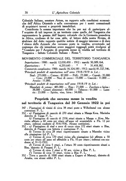 L'agricoltura coloniale organo dell'Istituto agricolo coloniale italiano e dell'Ufficio agrario sperimentale dell'Eritrea