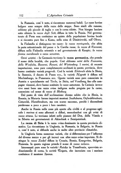 L'agricoltura coloniale organo dell'Istituto agricolo coloniale italiano e dell'Ufficio agrario sperimentale dell'Eritrea