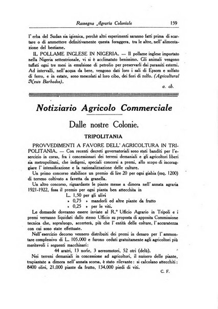 L'agricoltura coloniale organo dell'Istituto agricolo coloniale italiano e dell'Ufficio agrario sperimentale dell'Eritrea