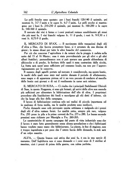 L'agricoltura coloniale organo dell'Istituto agricolo coloniale italiano e dell'Ufficio agrario sperimentale dell'Eritrea