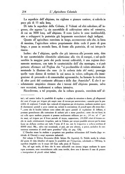 L'agricoltura coloniale organo dell'Istituto agricolo coloniale italiano e dell'Ufficio agrario sperimentale dell'Eritrea