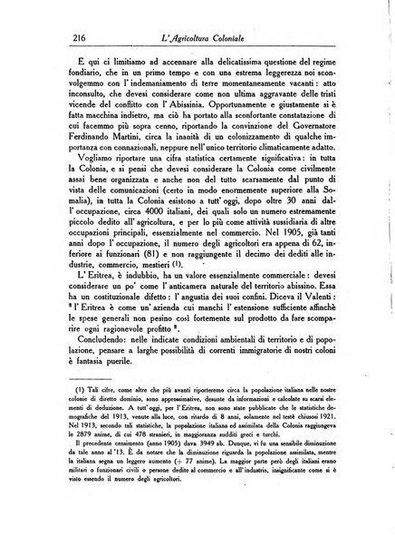 L'agricoltura coloniale organo dell'Istituto agricolo coloniale italiano e dell'Ufficio agrario sperimentale dell'Eritrea