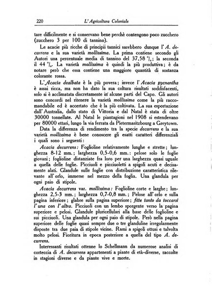 L'agricoltura coloniale organo dell'Istituto agricolo coloniale italiano e dell'Ufficio agrario sperimentale dell'Eritrea