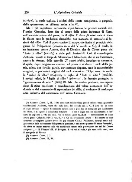 L'agricoltura coloniale organo dell'Istituto agricolo coloniale italiano e dell'Ufficio agrario sperimentale dell'Eritrea