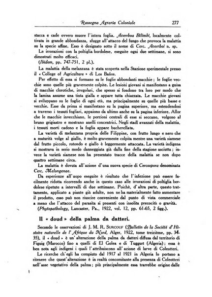 L'agricoltura coloniale organo dell'Istituto agricolo coloniale italiano e dell'Ufficio agrario sperimentale dell'Eritrea