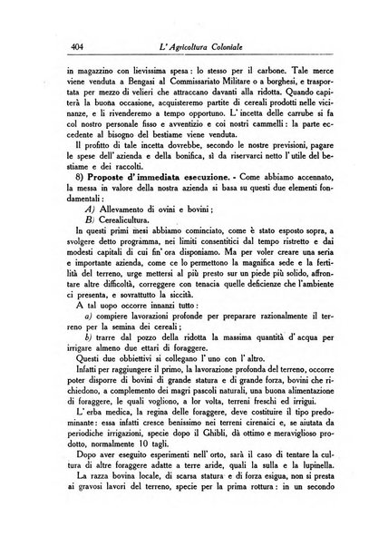 L'agricoltura coloniale organo dell'Istituto agricolo coloniale italiano e dell'Ufficio agrario sperimentale dell'Eritrea