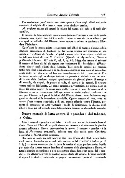 L'agricoltura coloniale organo dell'Istituto agricolo coloniale italiano e dell'Ufficio agrario sperimentale dell'Eritrea