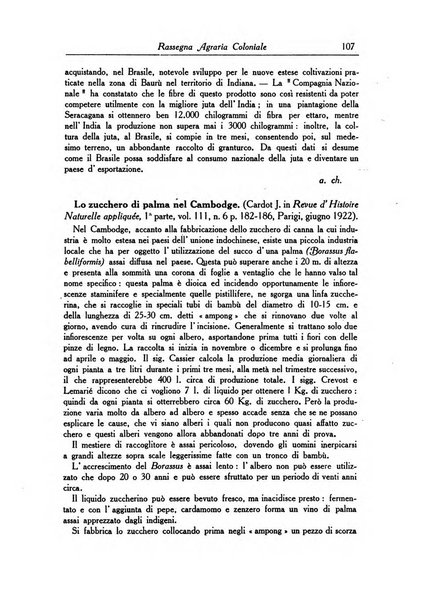 L'agricoltura coloniale organo dell'Istituto agricolo coloniale italiano e dell'Ufficio agrario sperimentale dell'Eritrea