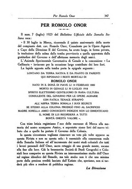 L'agricoltura coloniale organo dell'Istituto agricolo coloniale italiano e dell'Ufficio agrario sperimentale dell'Eritrea