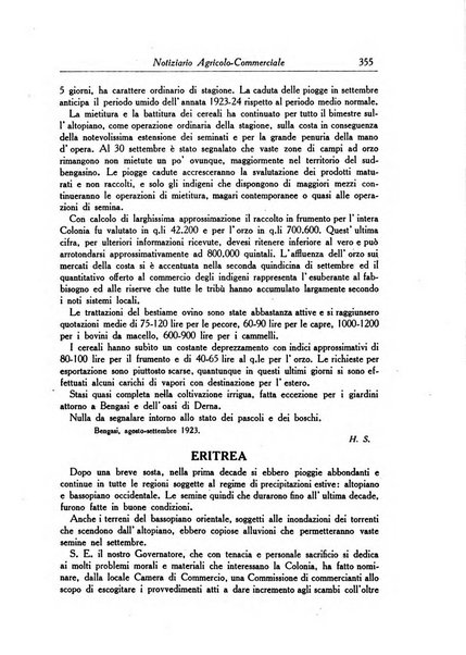 L'agricoltura coloniale organo dell'Istituto agricolo coloniale italiano e dell'Ufficio agrario sperimentale dell'Eritrea