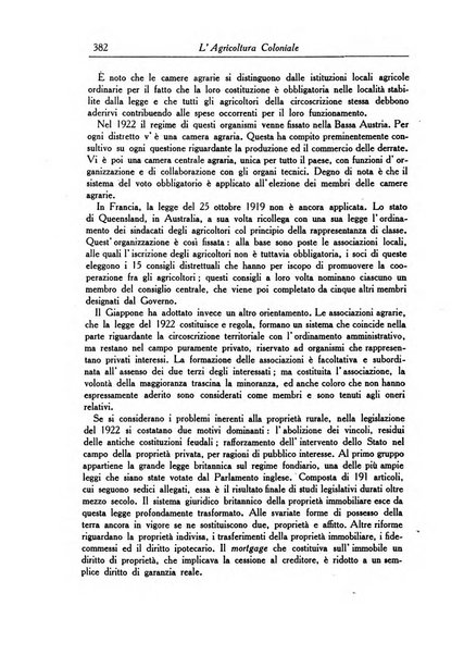 L'agricoltura coloniale organo dell'Istituto agricolo coloniale italiano e dell'Ufficio agrario sperimentale dell'Eritrea