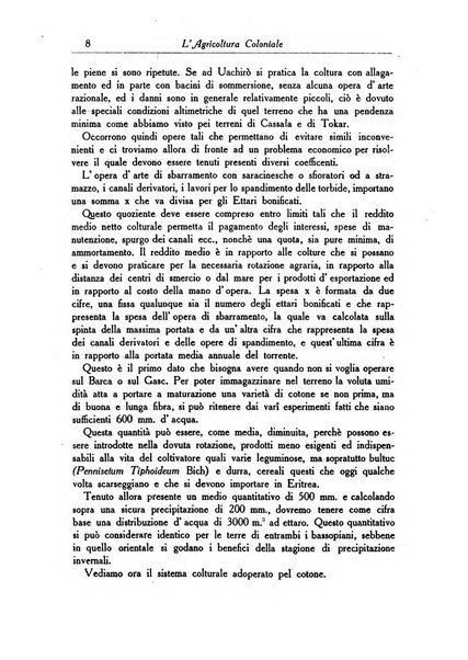 L'agricoltura coloniale organo dell'Istituto agricolo coloniale italiano e dell'Ufficio agrario sperimentale dell'Eritrea