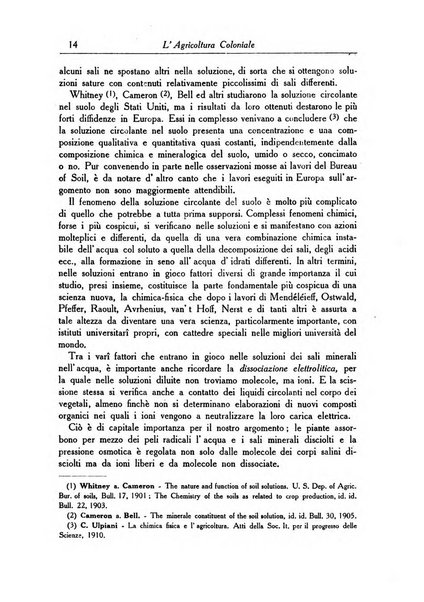 L'agricoltura coloniale organo dell'Istituto agricolo coloniale italiano e dell'Ufficio agrario sperimentale dell'Eritrea