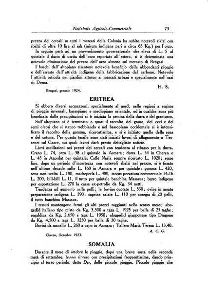 L'agricoltura coloniale organo dell'Istituto agricolo coloniale italiano e dell'Ufficio agrario sperimentale dell'Eritrea