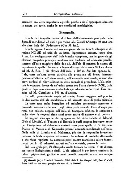 L'agricoltura coloniale organo dell'Istituto agricolo coloniale italiano e dell'Ufficio agrario sperimentale dell'Eritrea