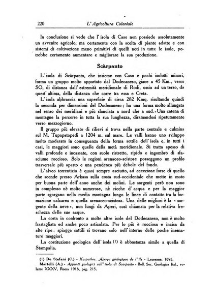 L'agricoltura coloniale organo dell'Istituto agricolo coloniale italiano e dell'Ufficio agrario sperimentale dell'Eritrea