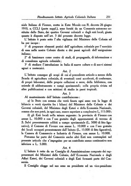 L'agricoltura coloniale organo dell'Istituto agricolo coloniale italiano e dell'Ufficio agrario sperimentale dell'Eritrea