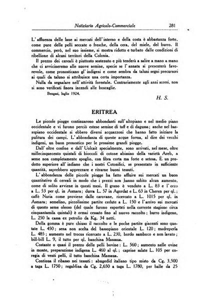 L'agricoltura coloniale organo dell'Istituto agricolo coloniale italiano e dell'Ufficio agrario sperimentale dell'Eritrea