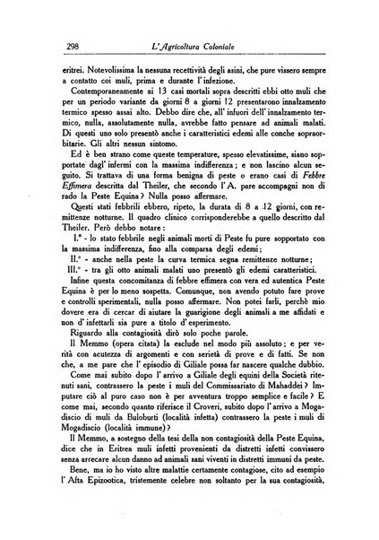 L'agricoltura coloniale organo dell'Istituto agricolo coloniale italiano e dell'Ufficio agrario sperimentale dell'Eritrea