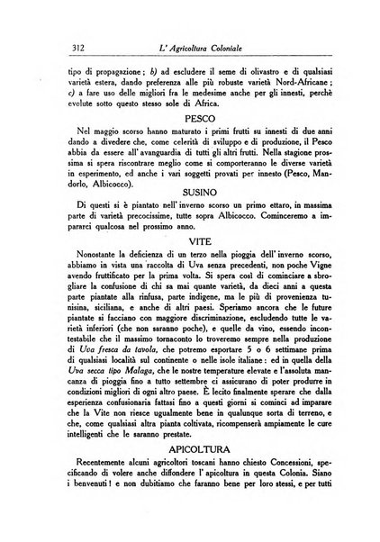 L'agricoltura coloniale organo dell'Istituto agricolo coloniale italiano e dell'Ufficio agrario sperimentale dell'Eritrea