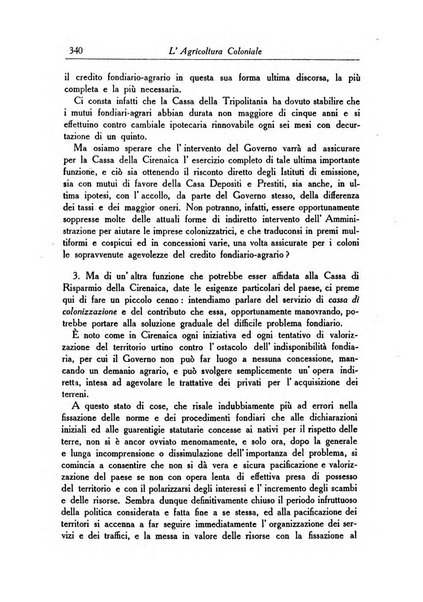 L'agricoltura coloniale organo dell'Istituto agricolo coloniale italiano e dell'Ufficio agrario sperimentale dell'Eritrea