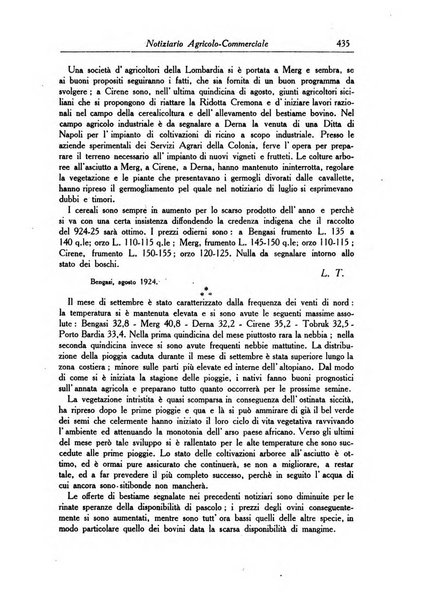 L'agricoltura coloniale organo dell'Istituto agricolo coloniale italiano e dell'Ufficio agrario sperimentale dell'Eritrea