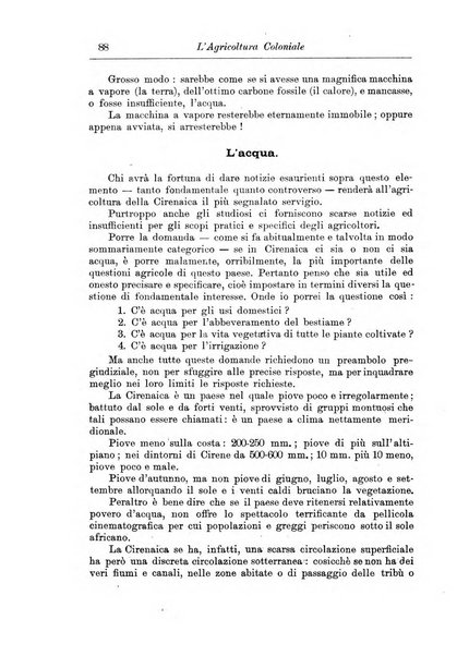 L'agricoltura coloniale organo dell'Istituto agricolo coloniale italiano e dell'Ufficio agrario sperimentale dell'Eritrea