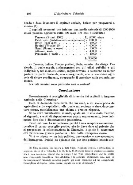 L'agricoltura coloniale organo dell'Istituto agricolo coloniale italiano e dell'Ufficio agrario sperimentale dell'Eritrea