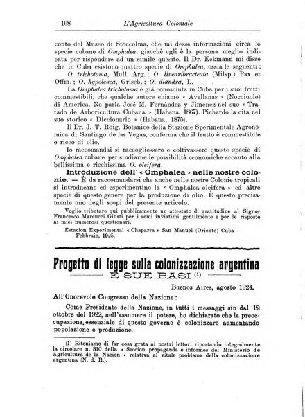 L'agricoltura coloniale organo dell'Istituto agricolo coloniale italiano e dell'Ufficio agrario sperimentale dell'Eritrea