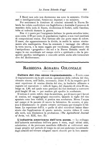 L'agricoltura coloniale organo dell'Istituto agricolo coloniale italiano e dell'Ufficio agrario sperimentale dell'Eritrea