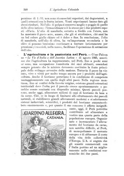 L'agricoltura coloniale organo dell'Istituto agricolo coloniale italiano e dell'Ufficio agrario sperimentale dell'Eritrea