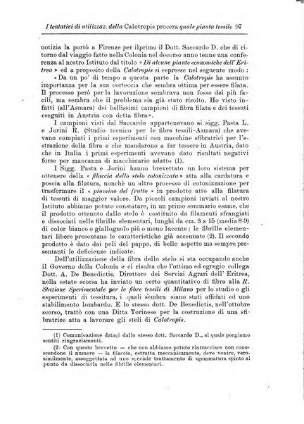 L'agricoltura coloniale organo dell'Istituto agricolo coloniale italiano e dell'Ufficio agrario sperimentale dell'Eritrea