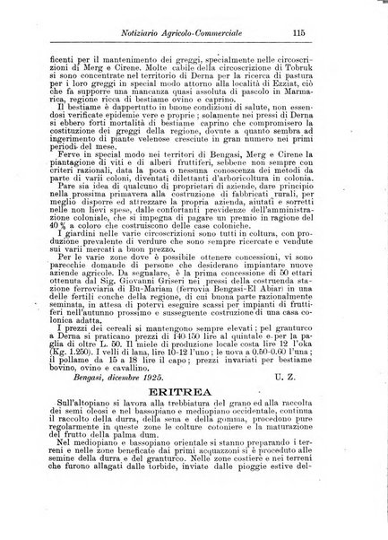 L'agricoltura coloniale organo dell'Istituto agricolo coloniale italiano e dell'Ufficio agrario sperimentale dell'Eritrea