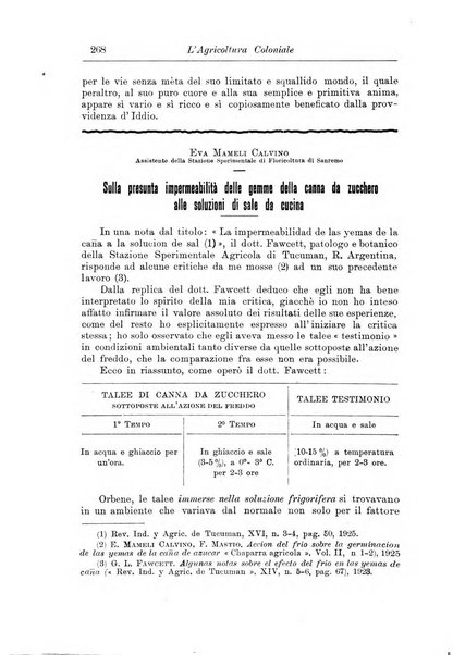 L'agricoltura coloniale organo dell'Istituto agricolo coloniale italiano e dell'Ufficio agrario sperimentale dell'Eritrea