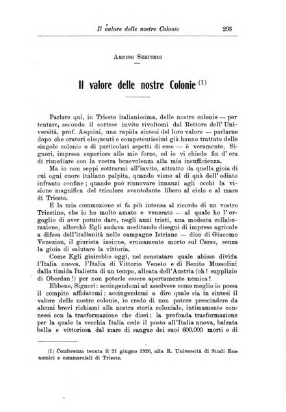 L'agricoltura coloniale organo dell'Istituto agricolo coloniale italiano e dell'Ufficio agrario sperimentale dell'Eritrea