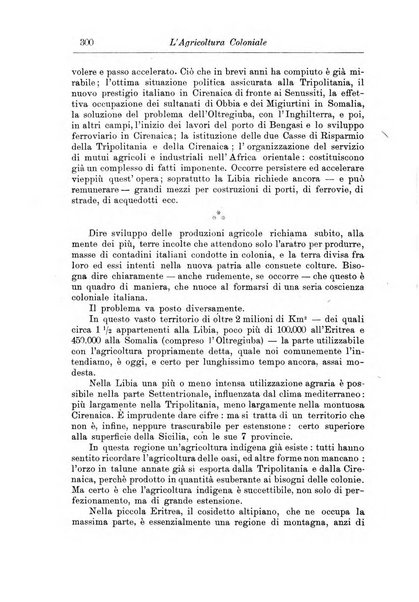 L'agricoltura coloniale organo dell'Istituto agricolo coloniale italiano e dell'Ufficio agrario sperimentale dell'Eritrea