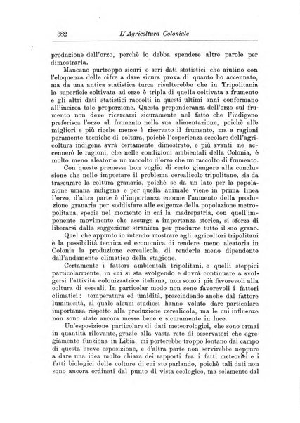 L'agricoltura coloniale organo dell'Istituto agricolo coloniale italiano e dell'Ufficio agrario sperimentale dell'Eritrea