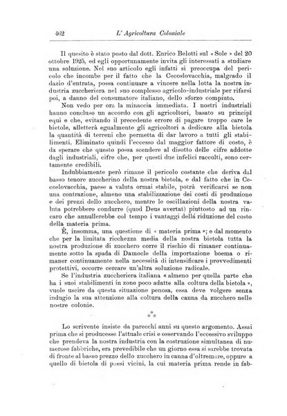 L'agricoltura coloniale organo dell'Istituto agricolo coloniale italiano e dell'Ufficio agrario sperimentale dell'Eritrea