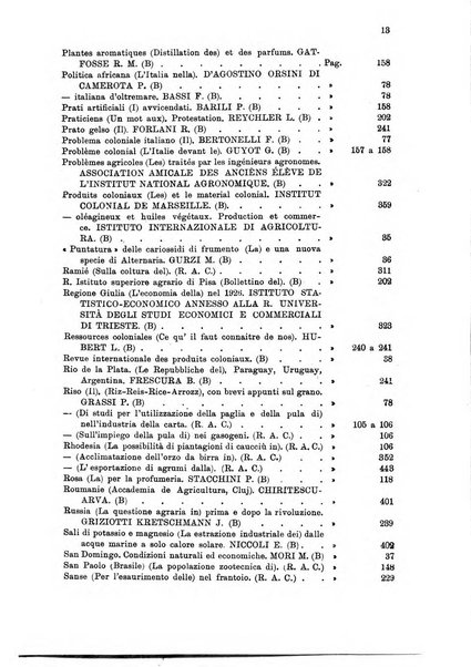 L'agricoltura coloniale organo dell'Istituto agricolo coloniale italiano e dell'Ufficio agrario sperimentale dell'Eritrea