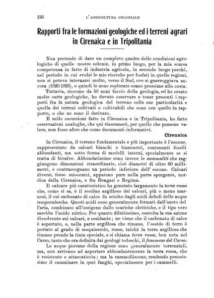 L'agricoltura coloniale organo dell'Istituto agricolo coloniale italiano e dell'Ufficio agrario sperimentale dell'Eritrea