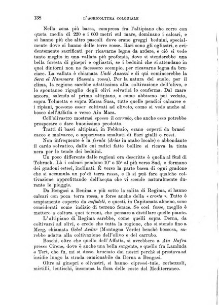 L'agricoltura coloniale organo dell'Istituto agricolo coloniale italiano e dell'Ufficio agrario sperimentale dell'Eritrea