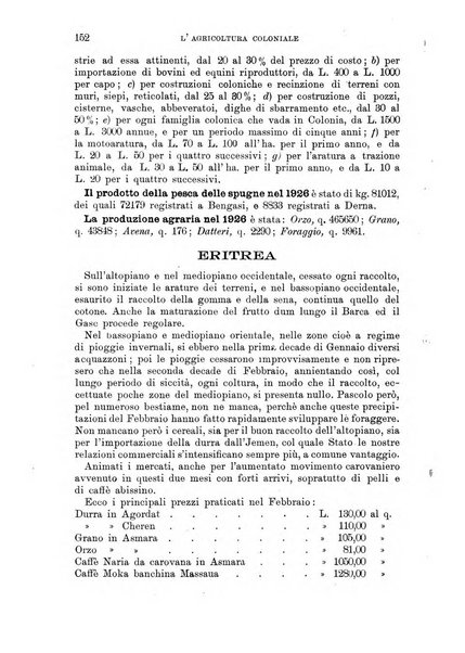 L'agricoltura coloniale organo dell'Istituto agricolo coloniale italiano e dell'Ufficio agrario sperimentale dell'Eritrea