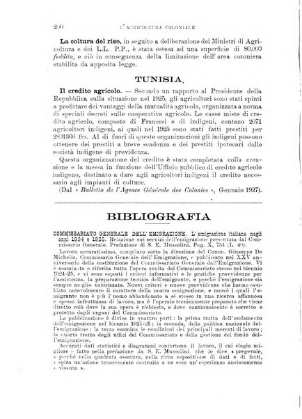 L'agricoltura coloniale organo dell'Istituto agricolo coloniale italiano e dell'Ufficio agrario sperimentale dell'Eritrea