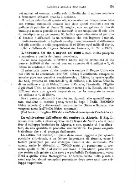 L'agricoltura coloniale organo dell'Istituto agricolo coloniale italiano e dell'Ufficio agrario sperimentale dell'Eritrea