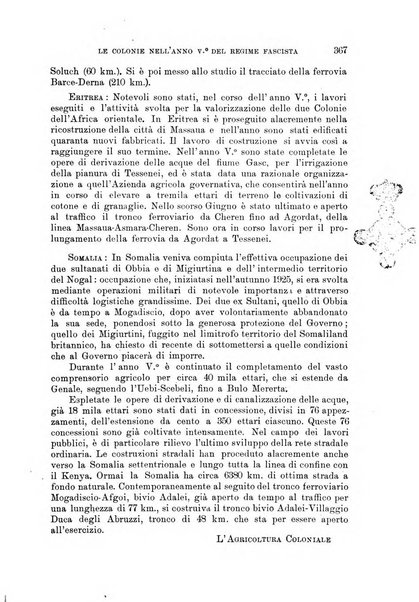 L'agricoltura coloniale organo dell'Istituto agricolo coloniale italiano e dell'Ufficio agrario sperimentale dell'Eritrea