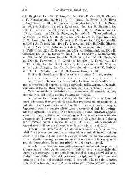 L'agricoltura coloniale organo dell'Istituto agricolo coloniale italiano e dell'Ufficio agrario sperimentale dell'Eritrea