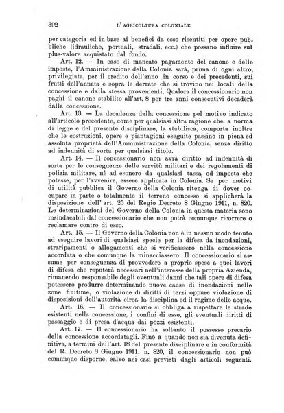 L'agricoltura coloniale organo dell'Istituto agricolo coloniale italiano e dell'Ufficio agrario sperimentale dell'Eritrea