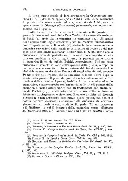 L'agricoltura coloniale organo dell'Istituto agricolo coloniale italiano e dell'Ufficio agrario sperimentale dell'Eritrea