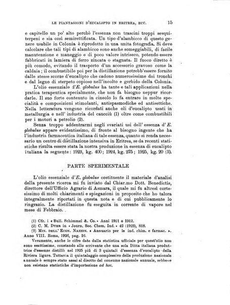 L'agricoltura coloniale organo dell'Istituto agricolo coloniale italiano e dell'Ufficio agrario sperimentale dell'Eritrea